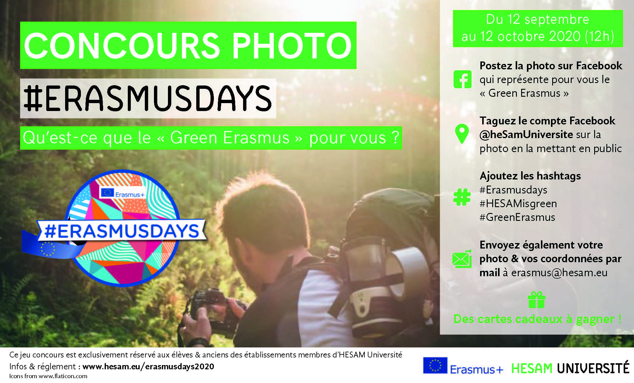 Concours foto Erasmus Day 2020